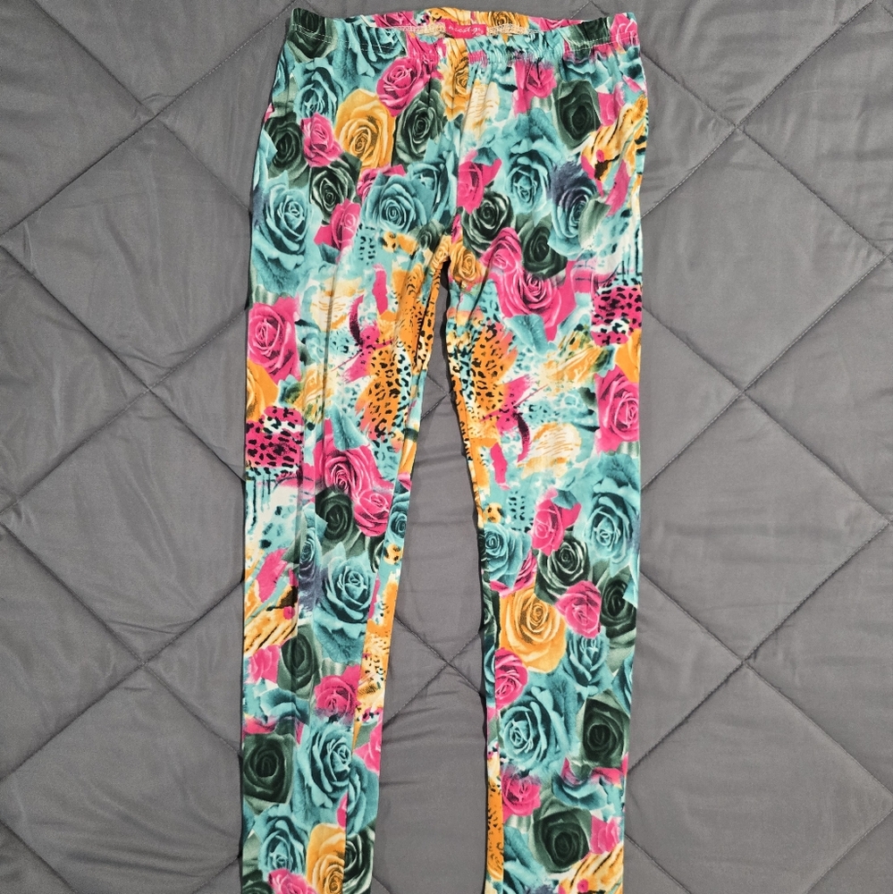 Vibrant Floral Women's Leggings